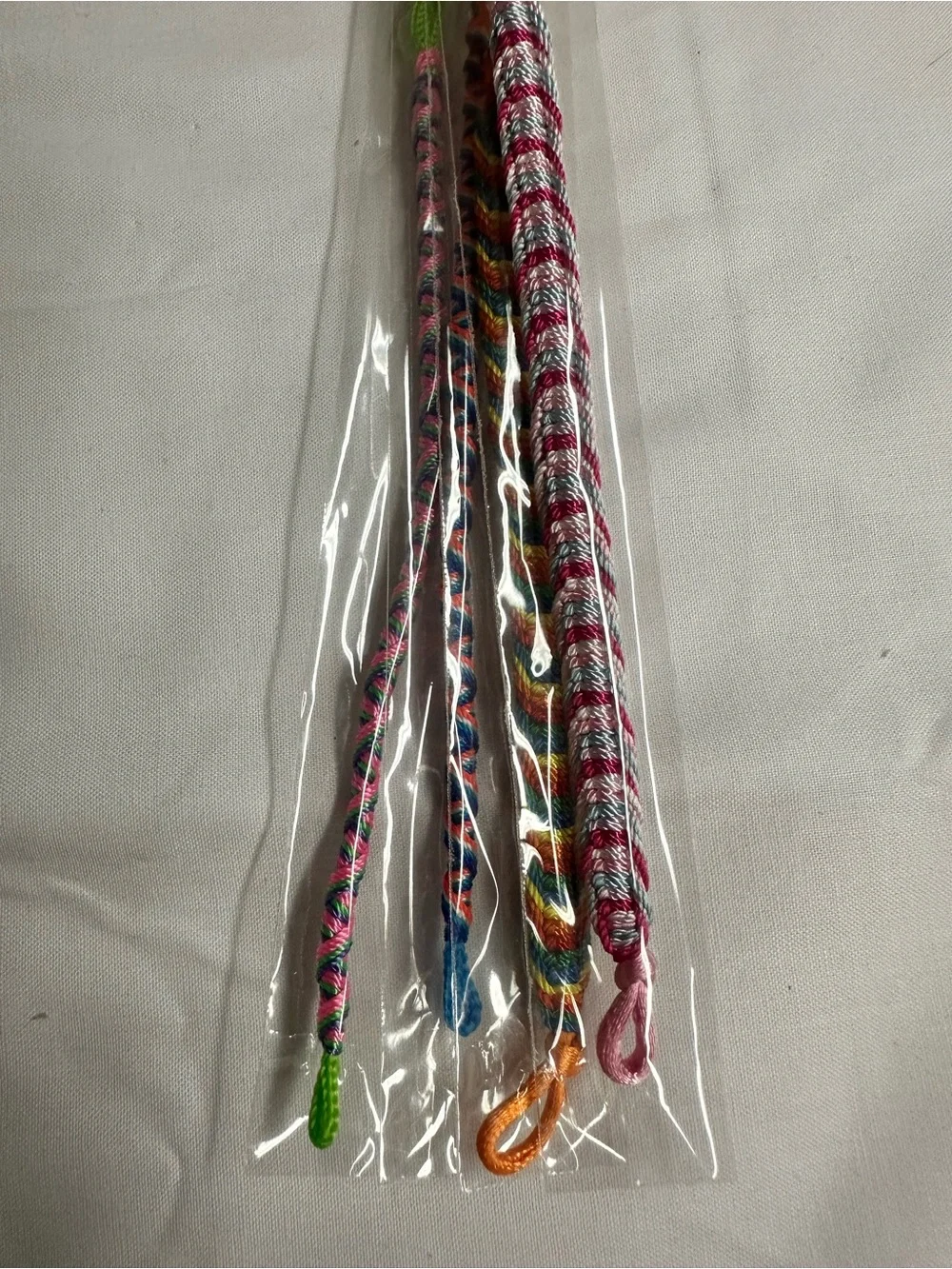 Handmade Braided Friendship Bracelets - Assorted Bright Colors